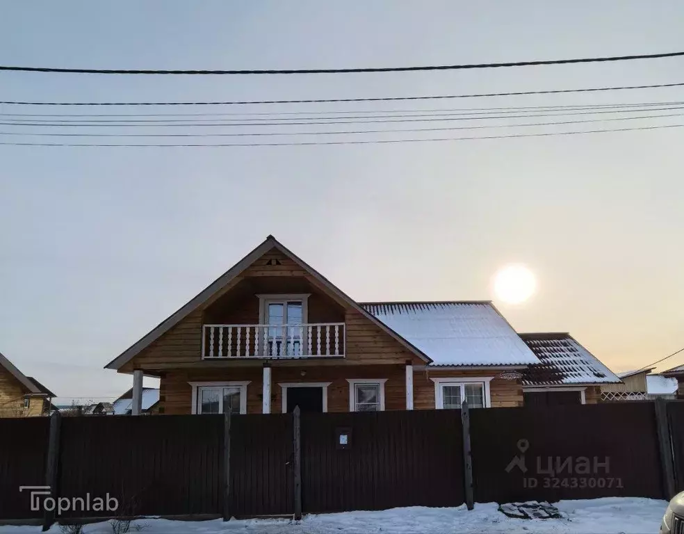 Дом в Иркутская область, Иркутский муниципальный округ, д. Куда ул. ... - Фото 1