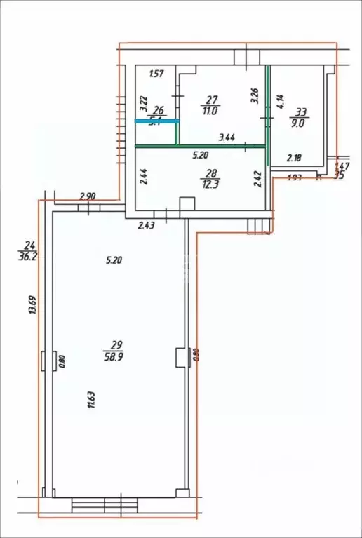 Офис в Кемеровская область, Кемерово Советский просп., 2/8 (96 м) - Фото 1
