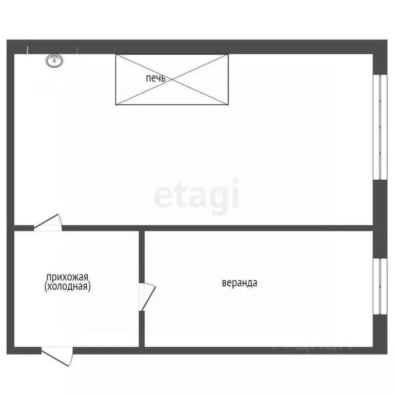 Студия Свердловская область, Талица ул. Дзержинского, 35 (28.9 м) - Фото 1