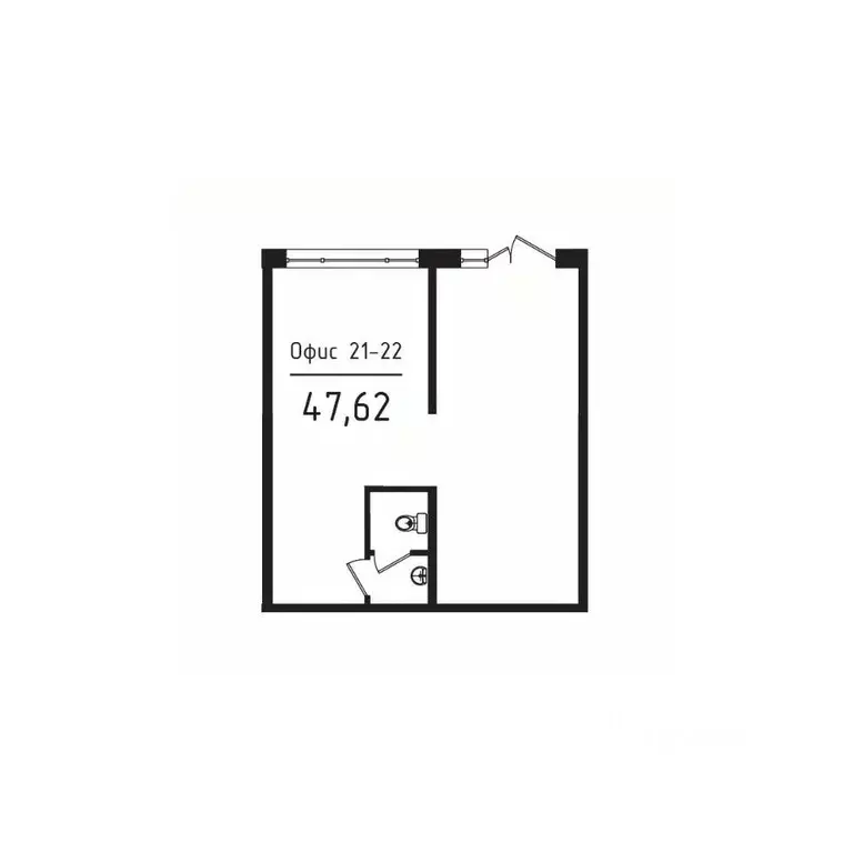 Офис в Адыгея, Майкоп Степная ул. (48 м) - Фото 1