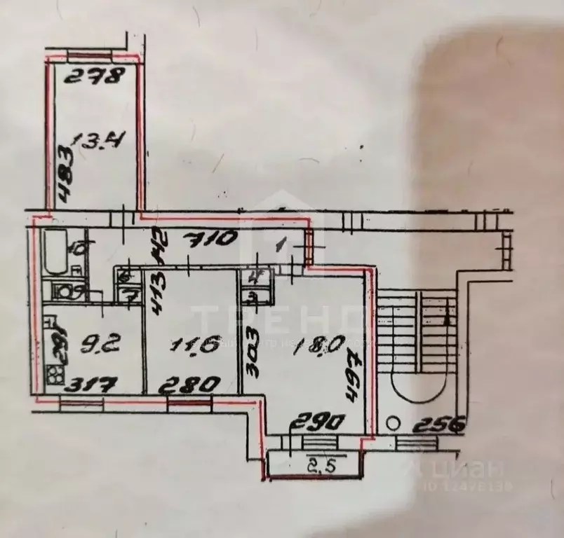 3-к кв. Санкт-Петербург, Санкт-Петербург, Петергоф Суворовская ул., ... - Фото 2