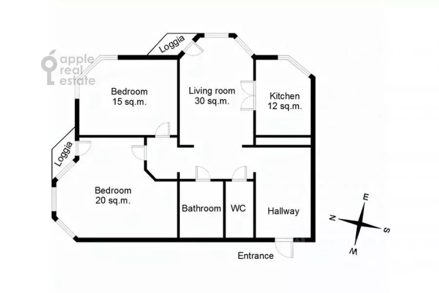 3-к кв. Москва ул. Гиляровского, 7 (102.0 м) - Фото 2