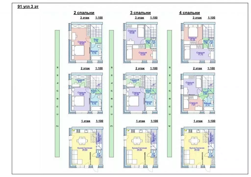 Таунхаус в Нижегородская область, Нижний Новгород д. Новая, 92Б (91 м) - Фото 2