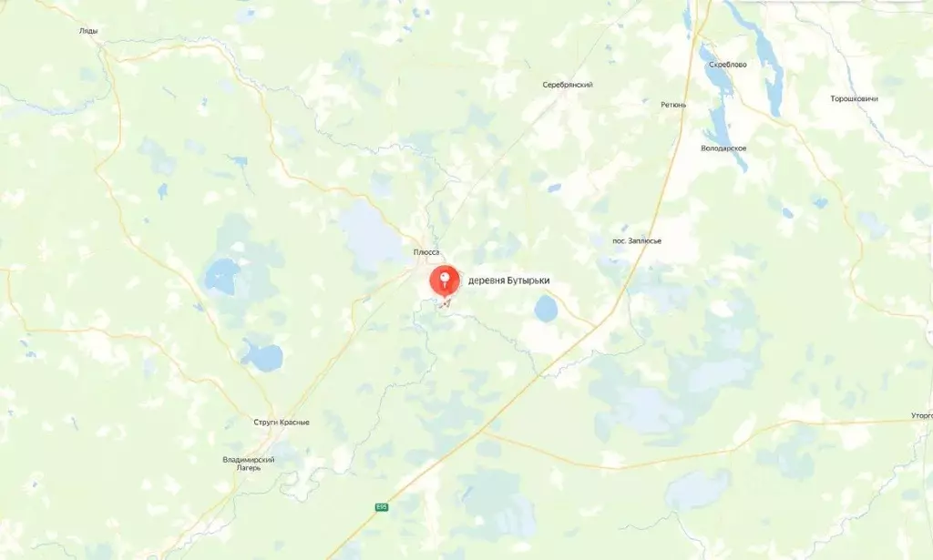 Участок в Псковская область, Плюсский муниципальный округ, д. Бутырьки ... - Фото 1