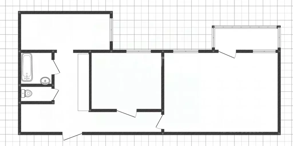 2-к кв. Липецкая область, Липецк Московская ул., 31 (67.2 м) - Фото 2