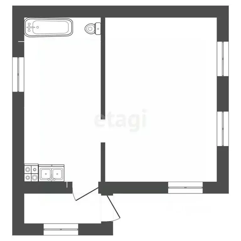 Дом в Саратовская область, Балашов ул. Тимирязева, 62 (42 м) - Фото 1