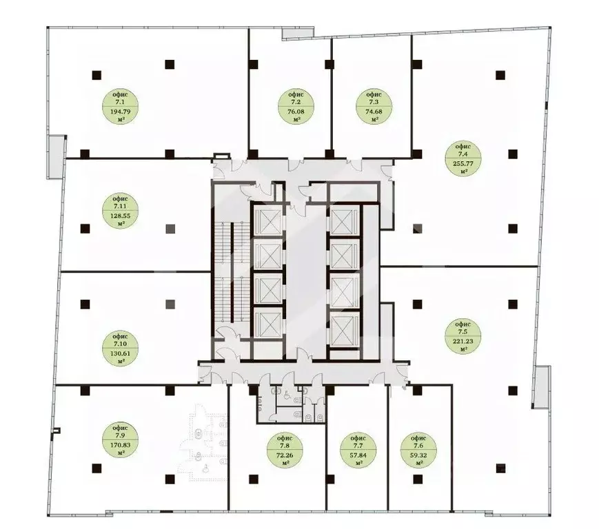 Помещение свободного назначения в Москва ул. Неверовского, 10с3А (256 ... - Фото 2