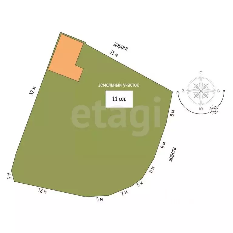 Дом в Тамбовская область, Моршанск Первомайская ул., 60 (60 м) - Фото 2