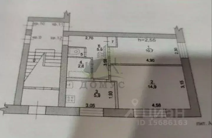 2-к кв. Московская область, Раменское Москворецкая ул., 40 (41.4 м) - Фото 2