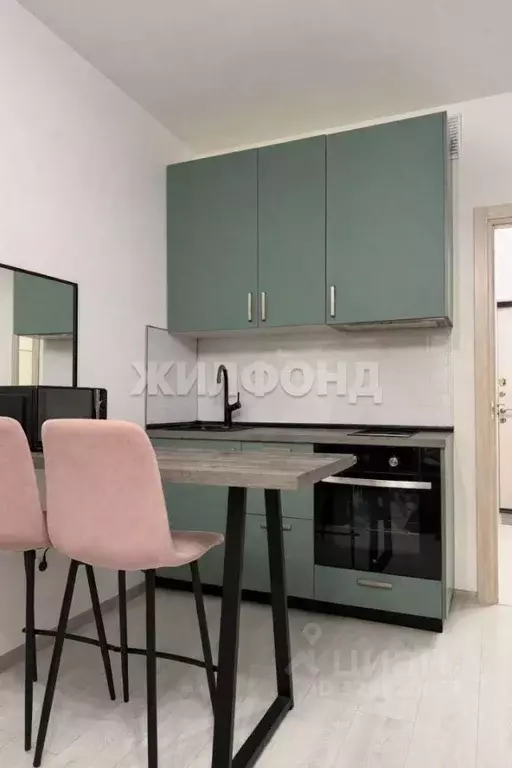 Студия Санкт-Петербург аллея Арцеуловская, 19 (25.2 м) - Фото 2