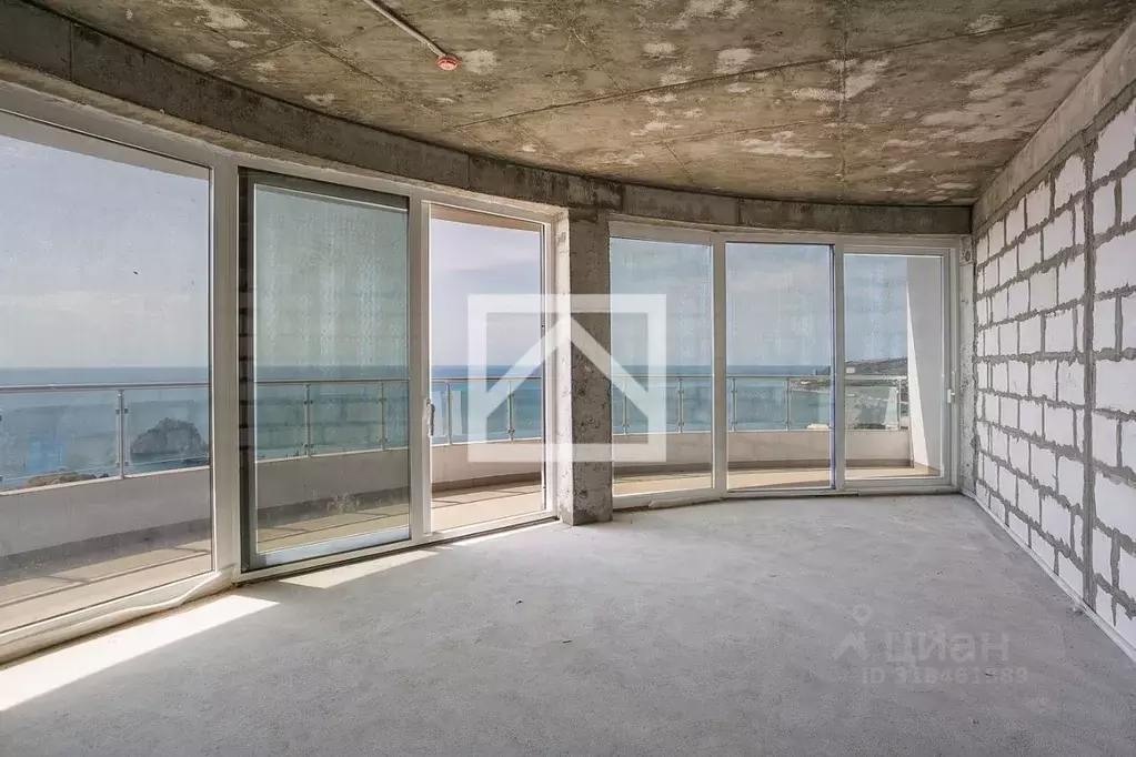 Свободной планировки кв. Крым, Ялта муниципальный округ, Гурзуф пгт ... - Фото 1