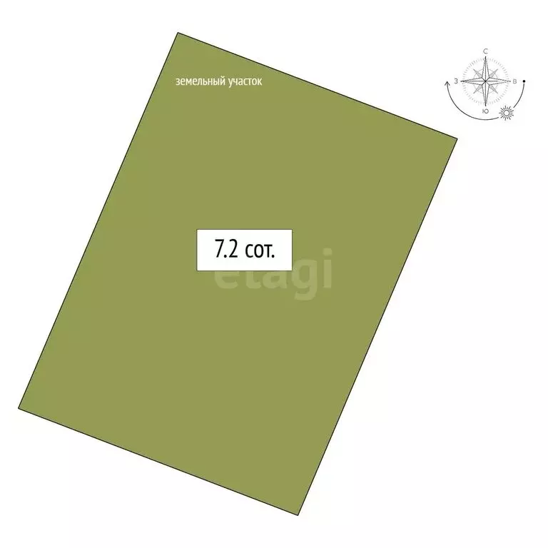 Участок в Майминский район, село Подгорное, Заречная улица (7.2 м) - Фото 0