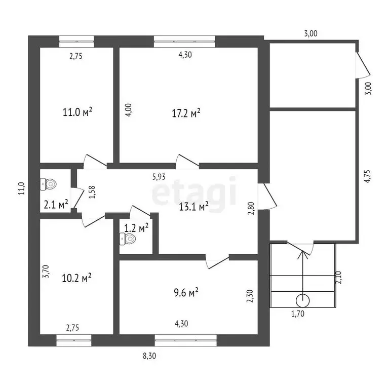 Дом в Амурская область, село Тамбовка (64.4 м) - Фото 0
