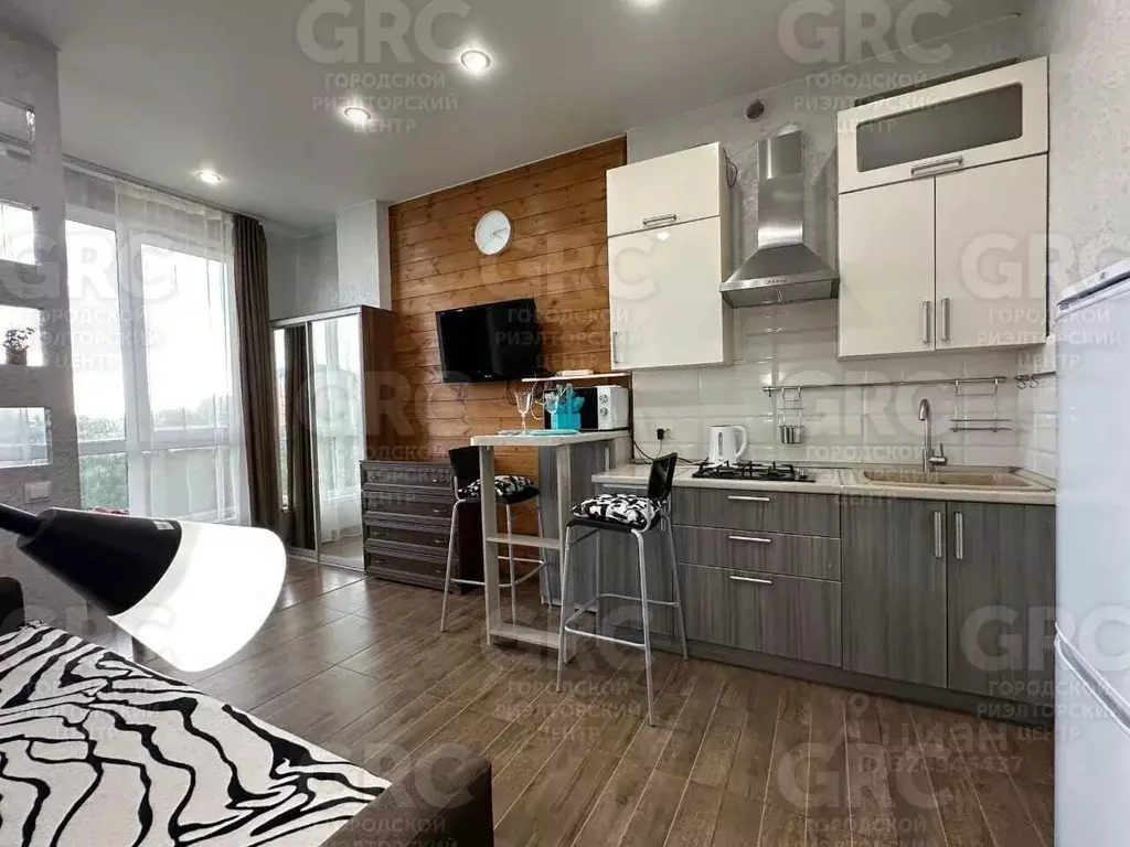 Студия Краснодарский край, Сочи Адлер жилрайон, ул. Садовая, 73 (23.7 ... - Фото 1