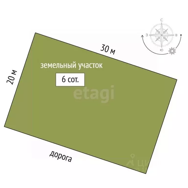 Участок в Ямало-Ненецкий АО, Новый Уренгой Мечта СНТ, ул. Ивовая (6.0 ... - Фото 1