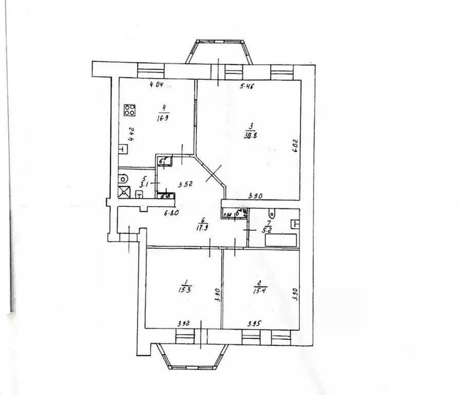 3-к кв. Кировская область, Киров ул. Пятницкая, 7 (109.6 м) - Фото 1