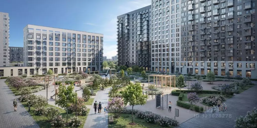 1-к кв. Московская область, Мытищи Мытищи Парк жилой комплекс (40.91 ... - Фото 2