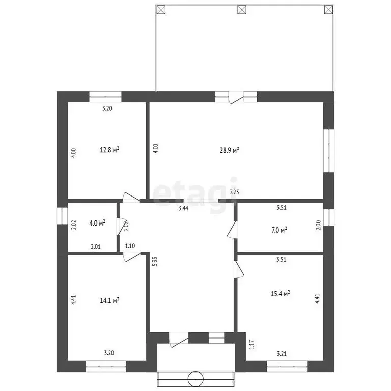 Дом в Тюмень, Самотлорская улица (105 м) - Фото 1