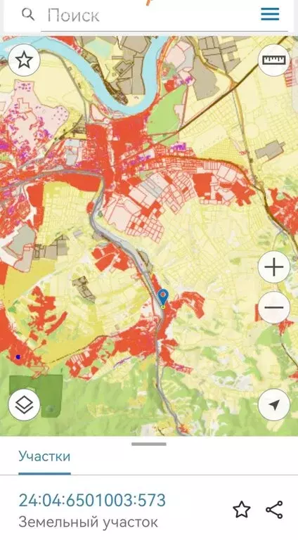 Участок в село Зыково, Советская улица, 95 (15 м) - Фото 2