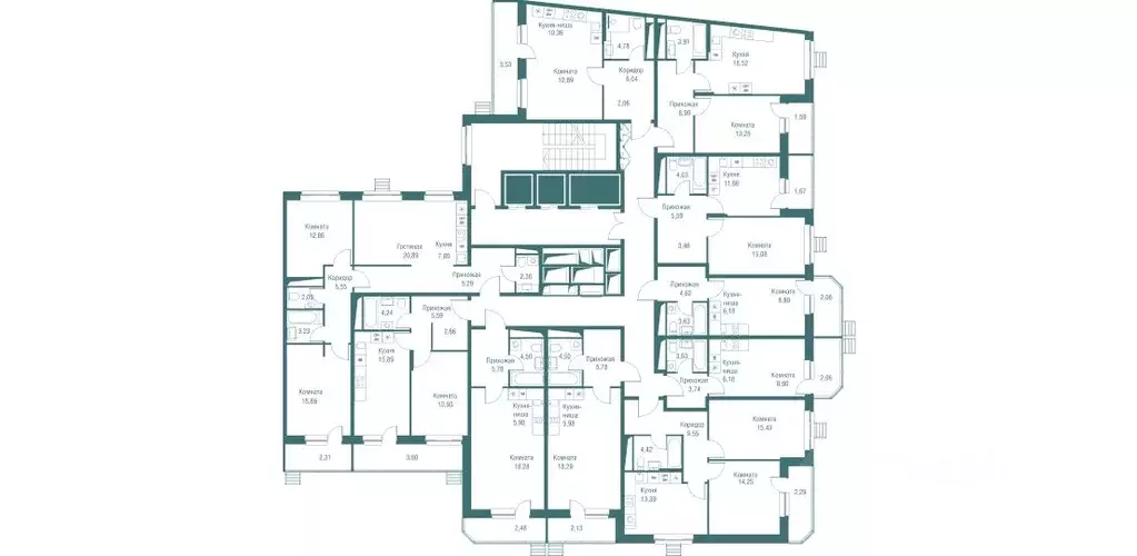 1-к кв. Московская область, Одинцово Северная ул., 5к2 (45.8 м) - Фото 2