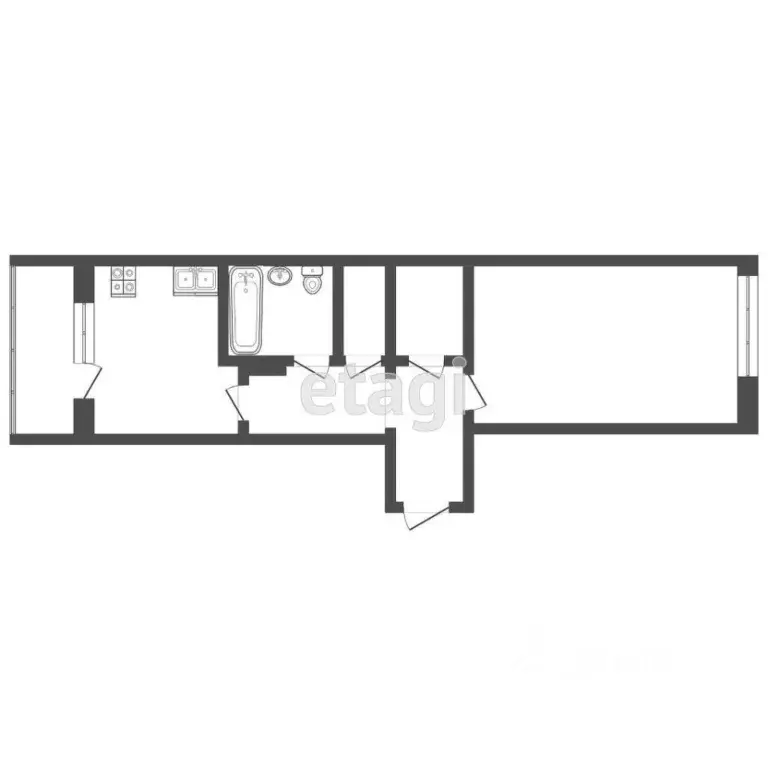 1-к кв. Мордовия, Саранск ул. Маринина, 19 (43.4 м) - Фото 2