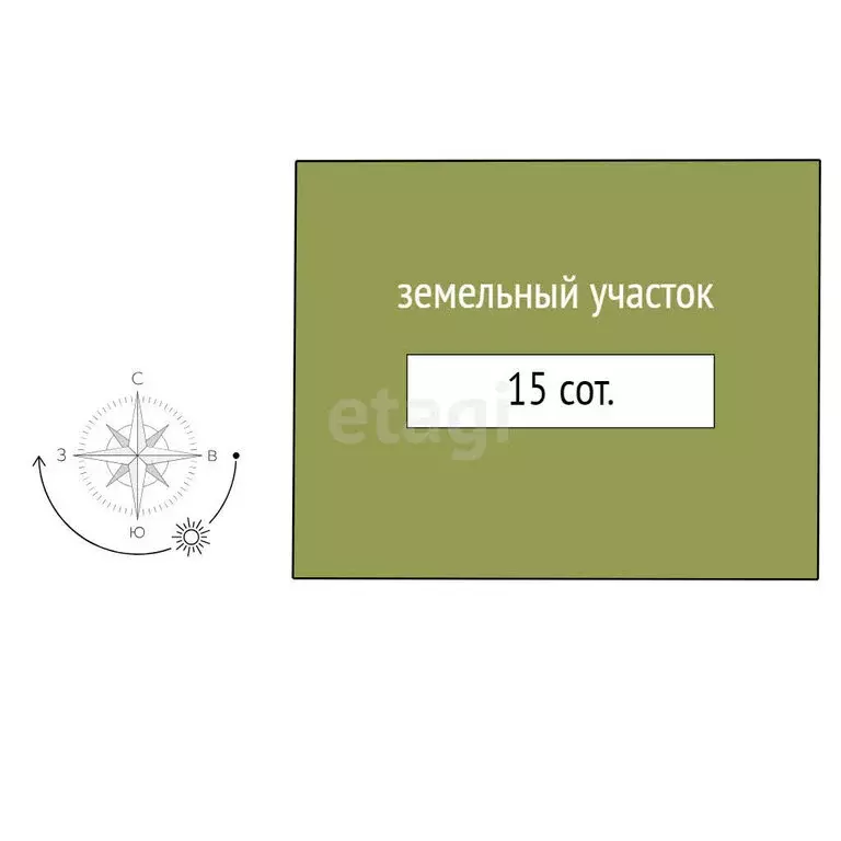 Участок в Первомайский район, село Первомайское (15 м) - Фото 1