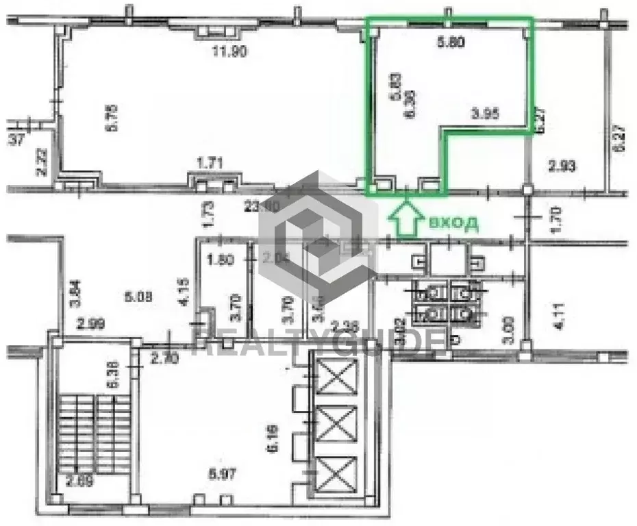 Офис в Москва ул. Кулакова, 20к1 (27 м) - Фото 1