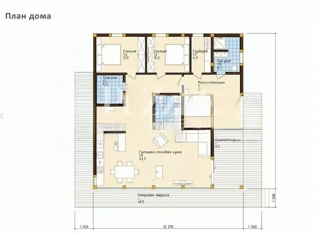 Дом в Ленинградская область, Всеволожский район, Агалатовское с/пос, ... - Фото 2