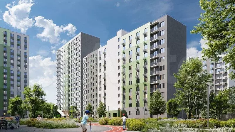 Квартира-студия, 21,4 м, 12/16 эт. - Фото 1