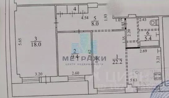 2-к кв. Калужская область, Калуга ул. Степана Разина, 44 (64.2 м) - Фото 2