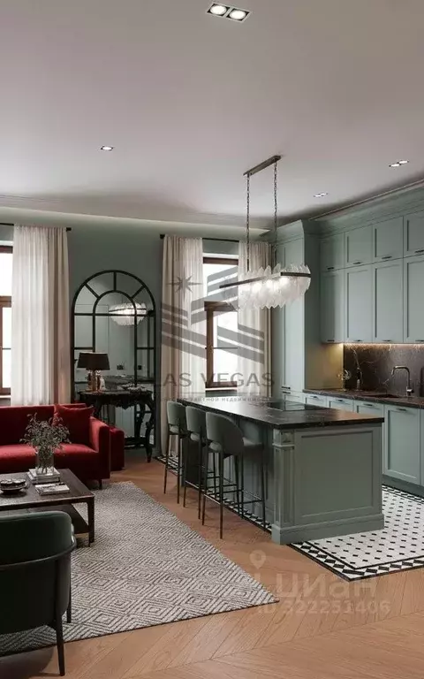 2-к кв. Санкт-Петербург ул. Моисеенко, 13 (71.0 м) - Фото 0