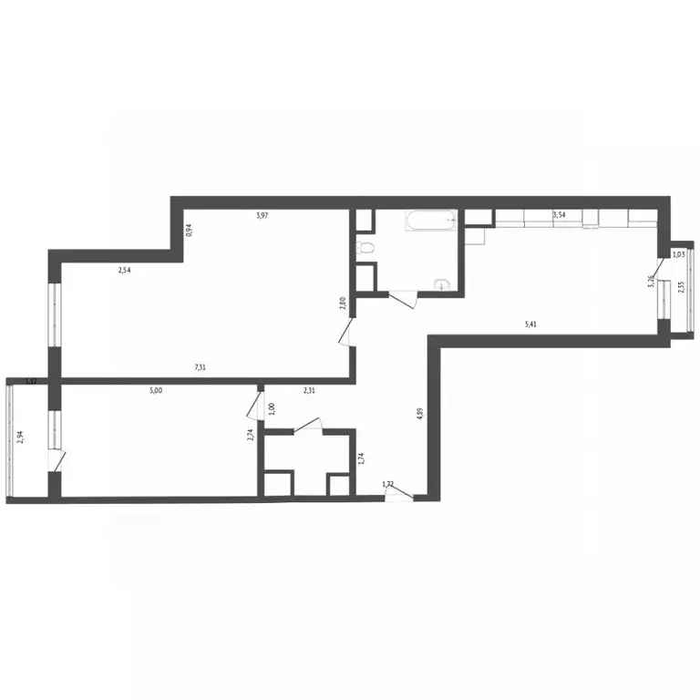 2-к кв. Ставропольский край, Ставрополь ул. Пушкина, 65в (50.0 м) - Фото 2