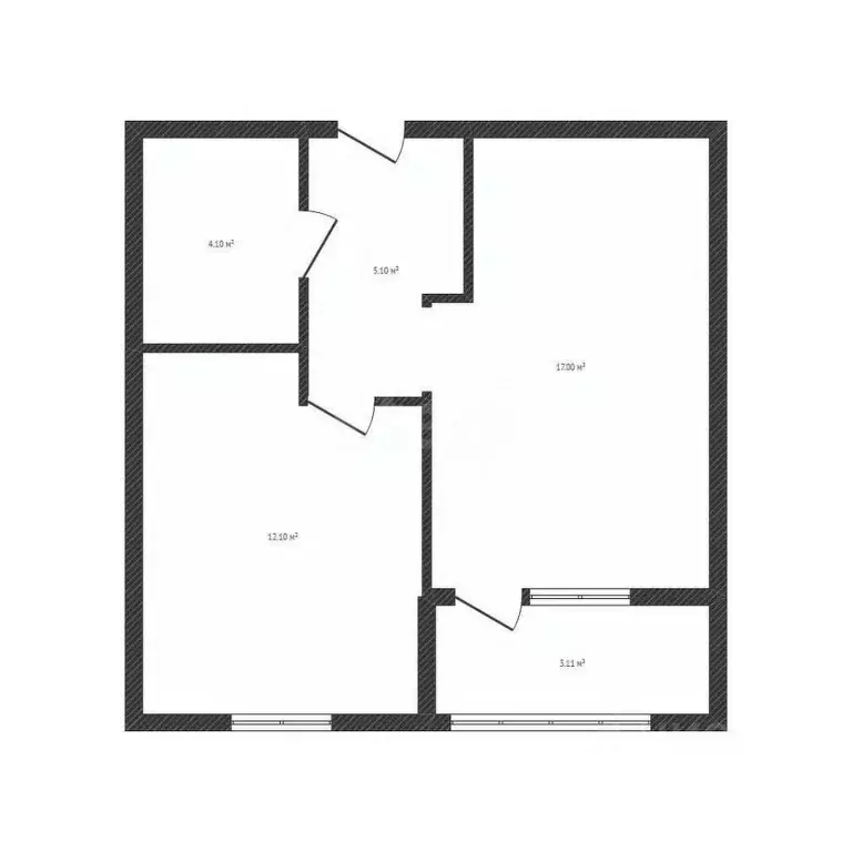 1-к кв. Брянская область, Брянск ул. Ульянова, 24 (40.32 м) - Фото 1