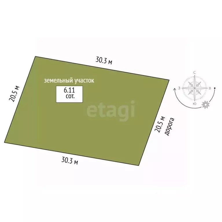 Участок в Крым, Судак муниципальный округ, с. Миндальное, Солнечная ... - Фото 2