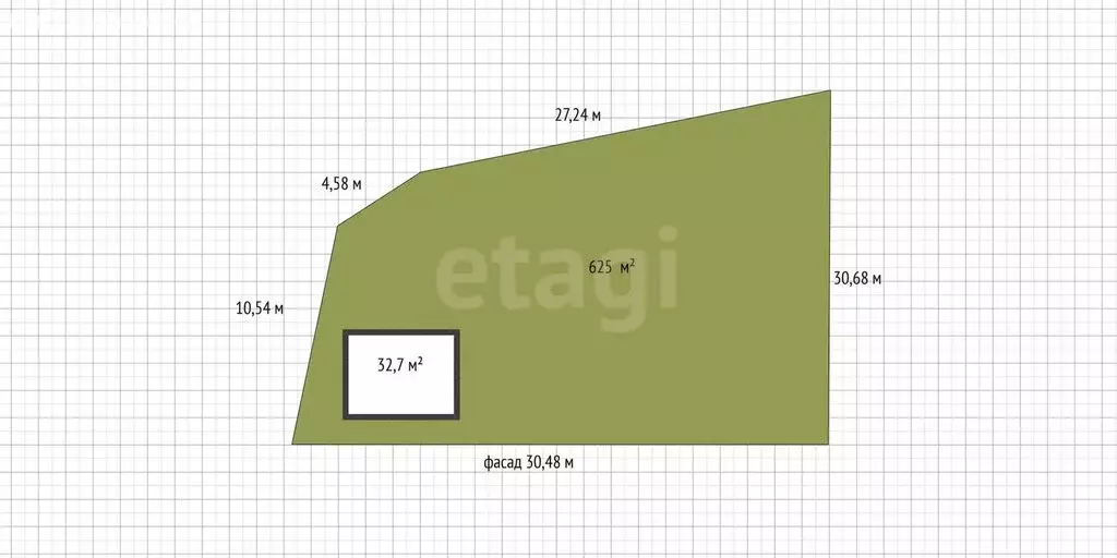 Дом в Майкоп, улица Костикова (32.7 м) - Фото 1