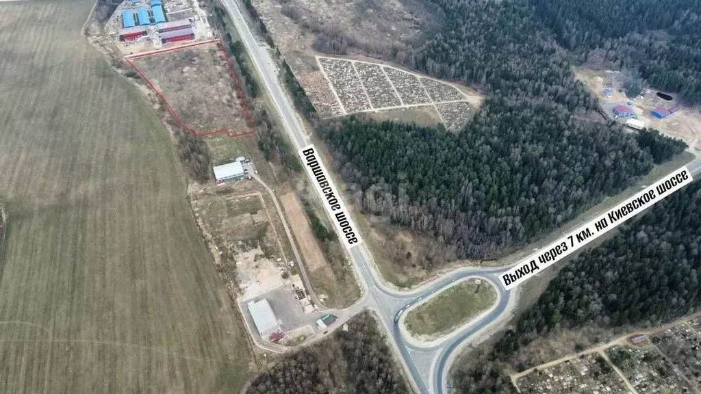 Участок в Калужская область, Малоярославецкий район, д. Шумятино  ... - Фото 2