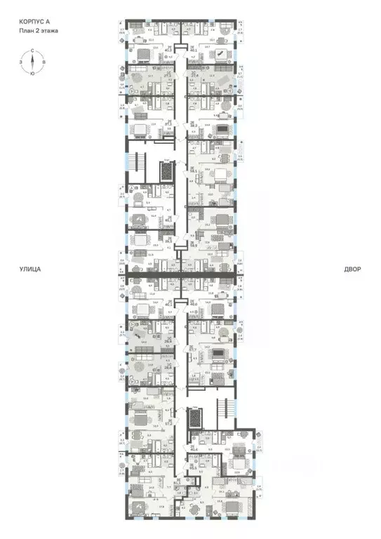 3-к кв. Пермский край, Пермь бул. Гагарина, 72 (57.7 м) - Фото 2