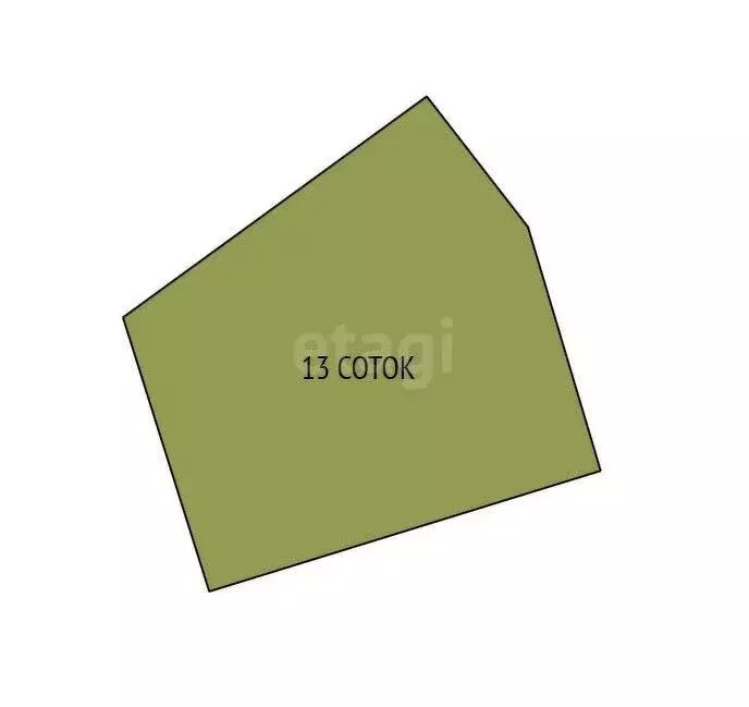 Участок в Калининский сельсовет, Удачная улица (13.53 м) - Фото 1