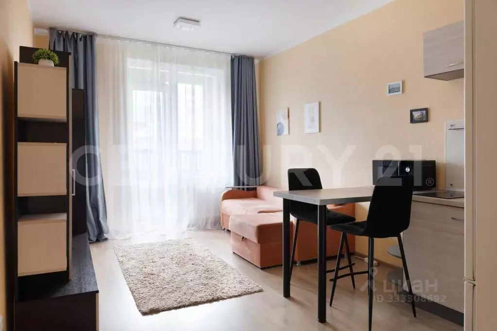 Студия Санкт-Петербург Новолитовская ул., 14 (25.0 м) - Фото 1