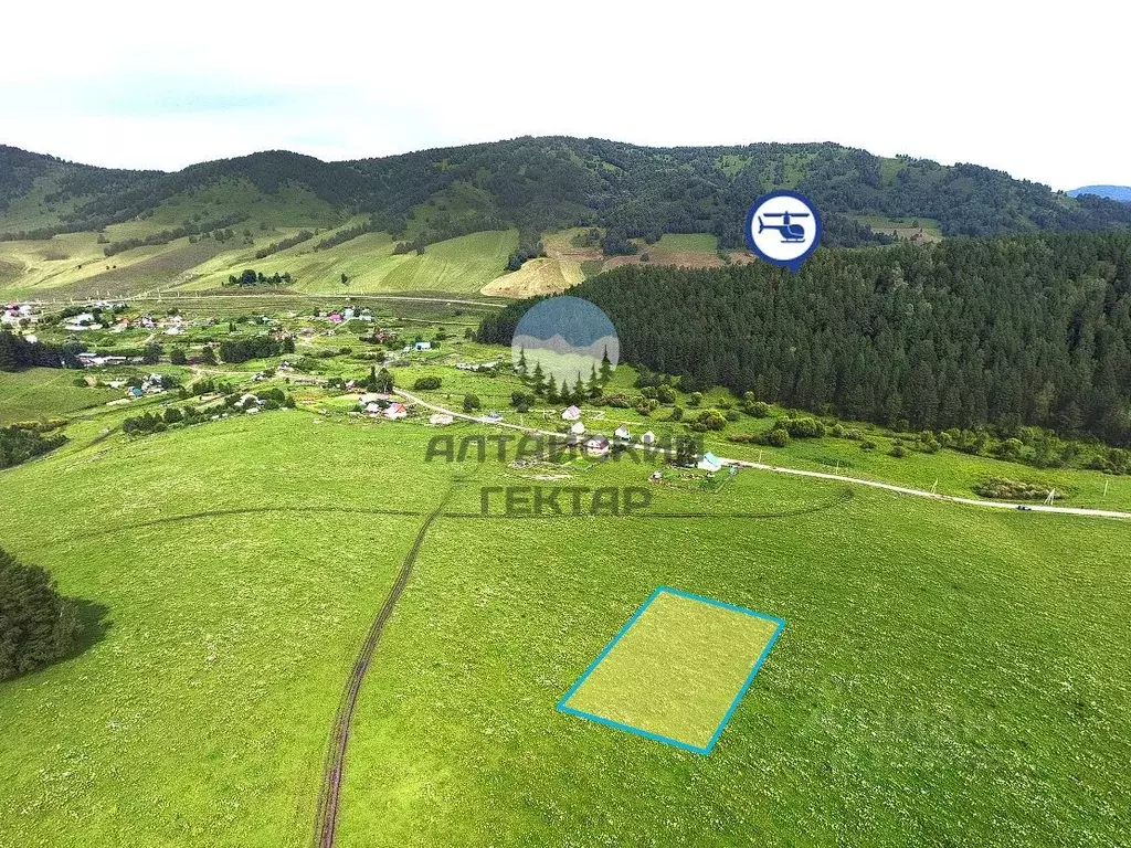 Участок в Алтай, Майминский район, с. Александровка ул. Ак-кырланская, ... - Фото 1