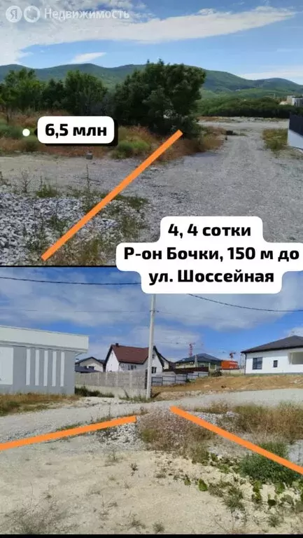 Участок в Новороссийск, Шоссейная улица (4.4 м) - Фото 0