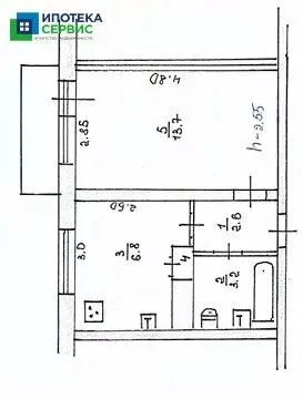 1-к кв. Приморский край, Лесозаводск Юго-Западный мкр, 8 (26.6 м) - Фото 1