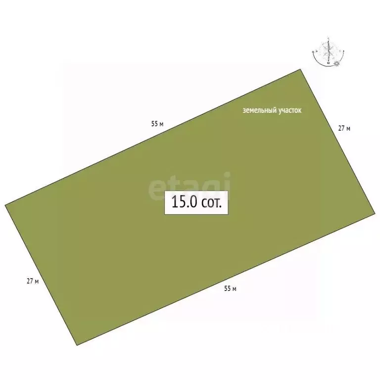 Участок в Алтай, Чемальский район, с. Анос  (15.0 сот.) - Фото 2