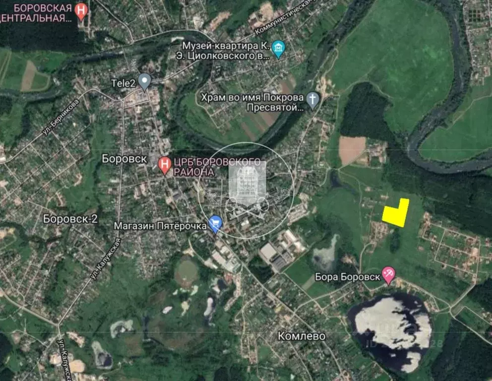 Участок в Калужская область, Совхоз Боровский с/пос, д. Комлево ул. ... - Фото 2