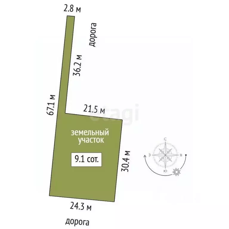 Участок в Тюменская область, Тюмень СОСН Березка-3 тер., ул. 9-я (9.09 ... - Фото 0