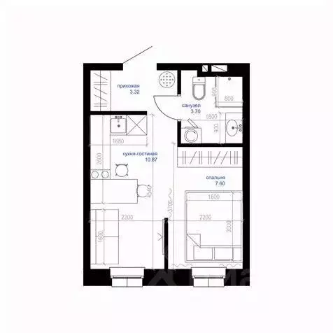 Студия Приморский край, Владивосток Сердце квартала жилой комплекс ... - Фото 0