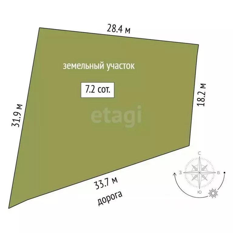 Участок в Тюменская область, Нижнетавдинский муниципальный округ, ... - Фото 1