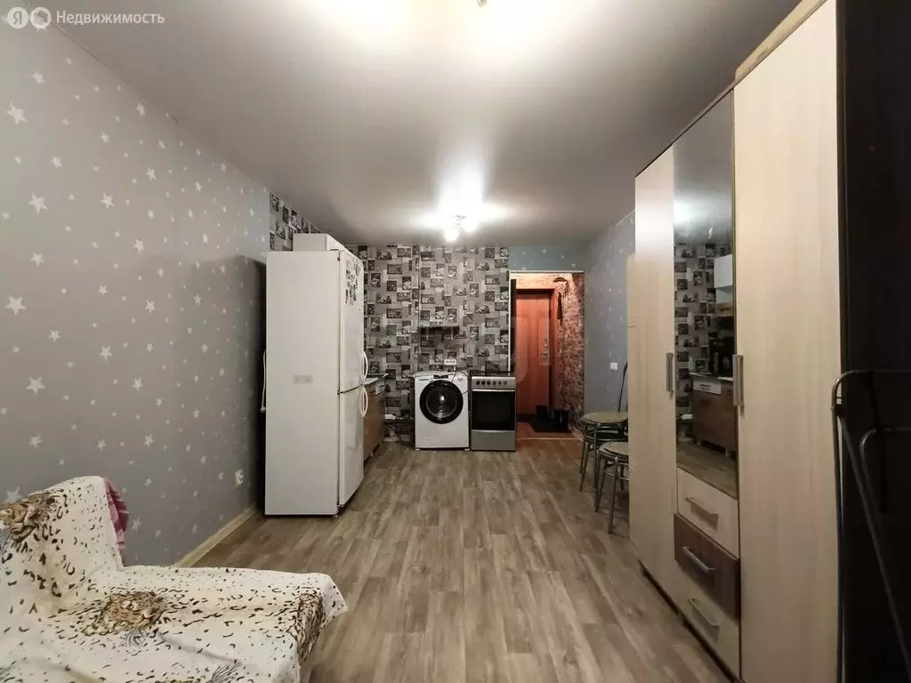 Квартира-студия: село Первомайский, улица Сабурова, 32 (21.4 м) - Фото 1