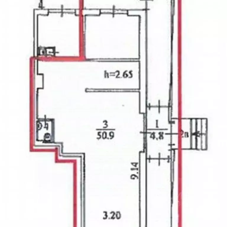 Помещение свободного назначения в Москва Зеленый просп., 62К1 (99 м) - Фото 2