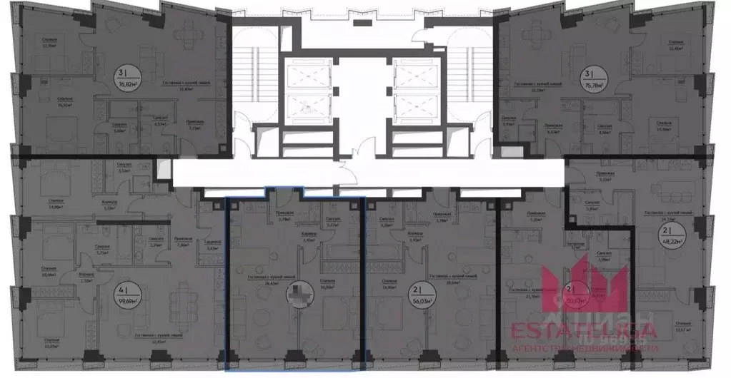 2-к кв. Москва 1-й Сетуньский проезд, 8 (56.0 м) - Фото 2